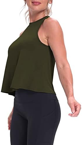 Korzet vrhovi za žene Dressy Casual Y2K Cropped Cami Sport Shirts Tank 2023 ljetni trening bluze bez rukava