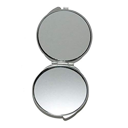 Ogledalo, okruglo ogledalo, džepno ogledalo sa životinjskim repom, 1 X 2x uvećanje