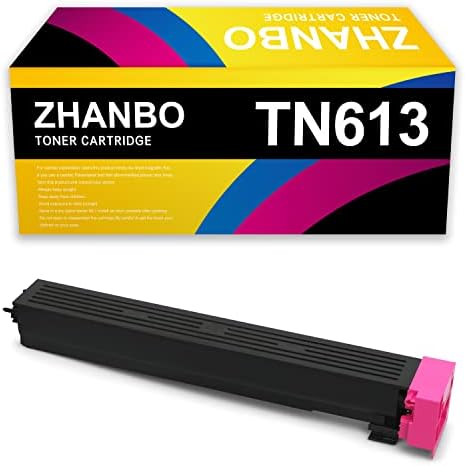 ZHANBO A0TM330 prerađeni Magenta Toner kertridž TN613M 45,000 stranica zamena za Konica Minolta BizHub C452