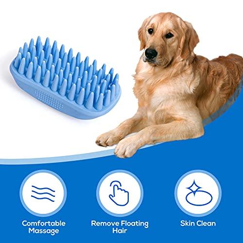 Četka za kupanje pasa, gumena četka za njegu šampona za pse, silikonska četka za pranje tuša za pse, češalj