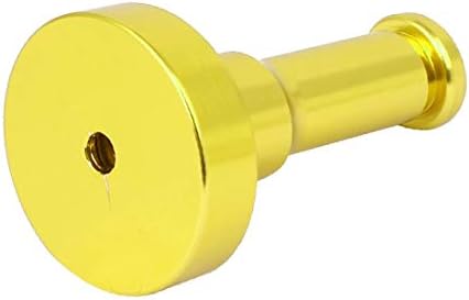 X-DREE ogrtač za ručnik viseći zidni cilindrični oblik Jednostruka vješalica kuka zlatni ton