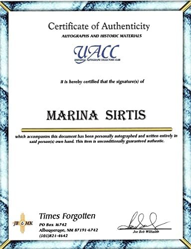 Marina Sirtis kao Deanna Troi 8 inča x 10 inča stng autogram sm