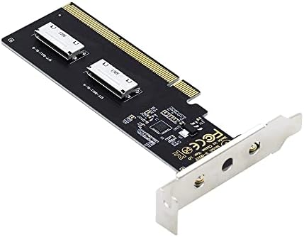 NFHK PCIE PCI-Express 16x do Dual Oculink SFF-8612 SFF-8611 8X VROC Adapter za matičnu SSD grafičku karticu