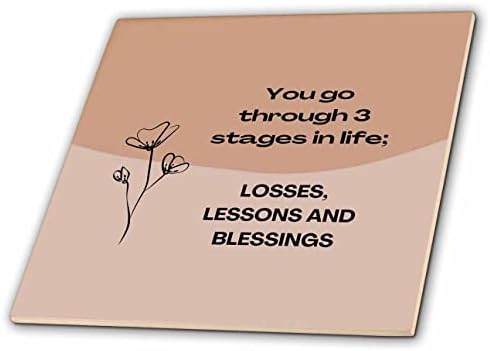 3drose prolazite kroz 3 faze u životnim gubicima, lekcijama i blagoslovima-pločice