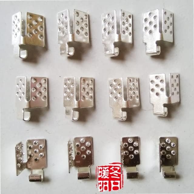 10/20/30/40/50 / 100pcs Podno grijanje Filmske stezaljke Specijalne srebrne spojne stezaljke za povezivanje