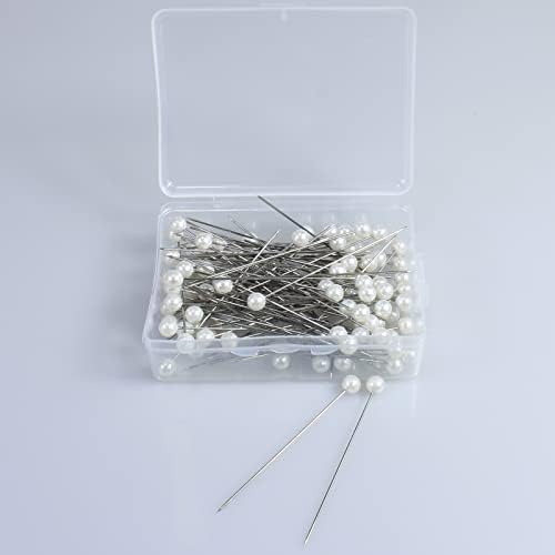 FDXGYH 100 kom. PCS PINS 6x65mm Plastični gornji okrugli kuglice od nehrđajućeg čelika PearlescececenceceNing