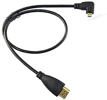 Seadream ugaono mikro HDMI do HDMI kabela 2pack 1,64 stopa 50cm 90 stupnjeva mikro HDMI muški do HDMI