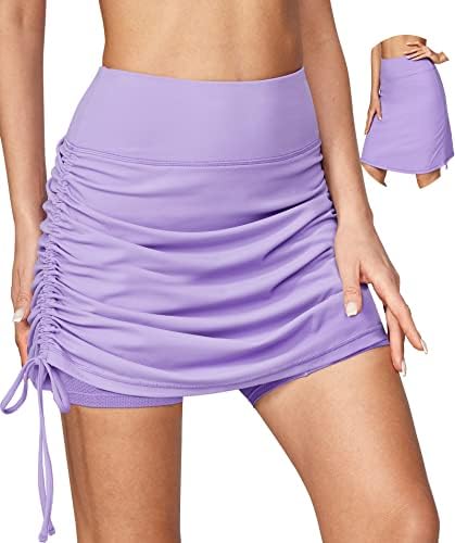Iuga ženska 20 Dužina koljena Golf Skorts suknje Atletska teniska suknja za žene Casual Skromne suknje