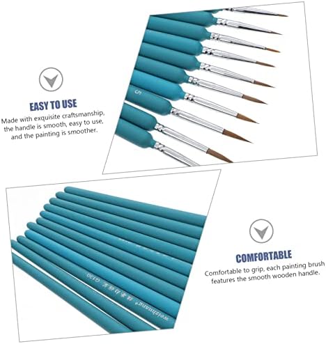 Tofficu 11pcs linijski olovka olovka za vodu za olovke za otkucaj ploča sa vodenim bojama Postavka