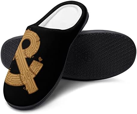Drvene ampersand papuče za žene zatvorene i vanjske papuče sa kliznim gumenim potplatima