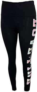 Victoria's Secret Pink Active High Squik pune dužine pamučne noge crno / višebojne veličine x-male nove