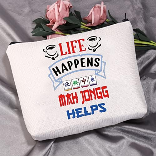 Meikiup Mahjong Ljubavnik Poklon Kozmetički torba Pokloni za umirovljenike za svoje mahjong