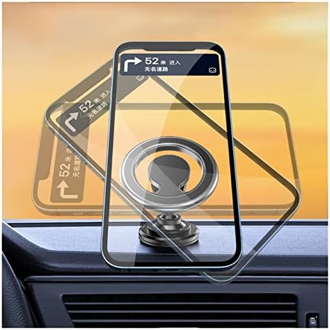 Arulax kolijevci automobila Magnetni nosač telefona MA-GS-AFE Prstena futrola Nadzorna ploča za nadzorna ploča za nadzornu ploču 360 stupnjeva Zamjena za iPhone za Samsung Auto pribor mobitela