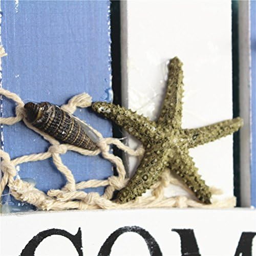 VOSAREA drvena mreža za ribolov morska zvijezda viseća Mediteranski stil Nautički zidni dekor