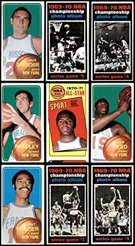 1970-71 TOPPS New York Knicks Team Set New York Knicks VG + Knicks