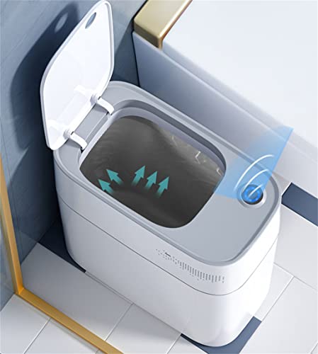 Uxzdx automatska kanta za smeće sa senzorom vrećice, 14L Kućni toalet kuhinja pametna kanta za smeće