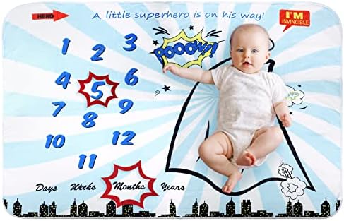 60 x 40 superheroj baby prekrivač premium mekane fleke dojenče za prekrivač s filmovima personalizirane