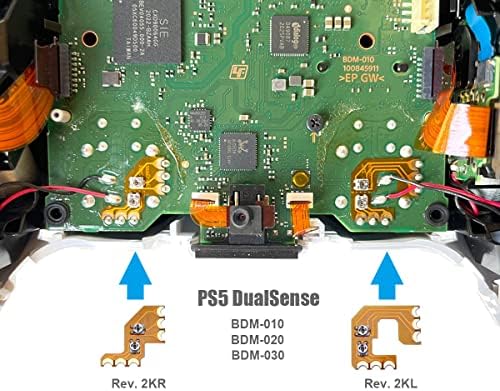 ELECGEAR 8X DIONICK DRIFT komplet za popravak za kontroler, riješite palčeve izdanje koje plovilo s korekcijskim promjenjivim otpornikom za PS5, PS4, parni palubu, Xbox, prekidač PRO, drone i VR analogni štapići