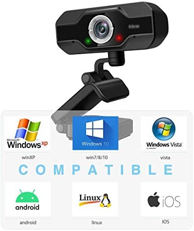 GFDFD 1080p Full HD PC Web kamera za USB Desktop & amp;Laptop, Live Streaming Web kamera sa mikrofonom HD Video, za Video pozive