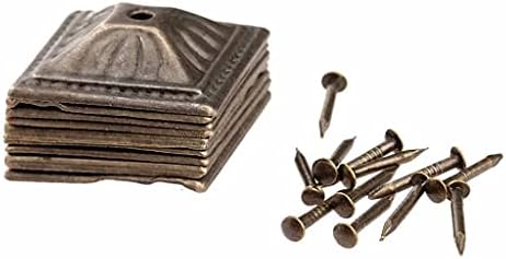 SDEWFG 10kom 21x21mm Antikna Bronzana gvozdena presvlaka za nokte kutija za nakit za nokte Sofa dekorativna Tack