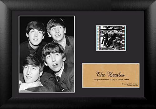 FilmCells-Beatles Minicell uokvirena desktop prezentacija sa postoljem za štafelaj, certifikatom