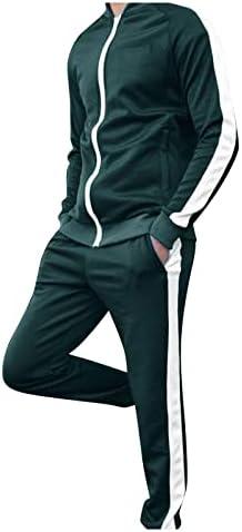 MELDVDIB muške Casual trenerke modna odijela za trčanje s dugim rukavima kompleti trenerki i pantalona