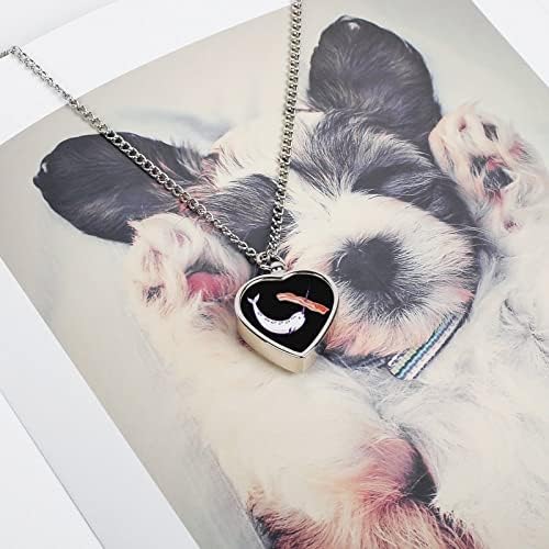 Narval Kit slanina ženska spomen urna u obliku srca privjesak ogrlica suvenir nakit za psa psa mačka pepeo