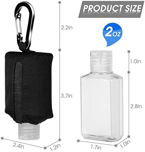 Držač za bočice za dezinfekciju ruku, Jollsung Travel Size prazne posude za punjenje flaša za sapun,