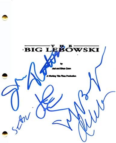 Jeff Bridges, Steve Buscemi, John Goodman Julianne Moore, John Turturro, potpisao je autogram Big Lebowski Cijeli film - Vrlo rijetko, braća Joel i Ethan, Braća Coen, Starman, True Grit, Tron, Fisher King, Rosanne, Boardwalk IMPERIJA