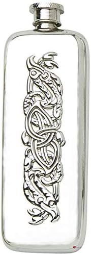 Pljoska za čizme sa Celtic Serpent Design Gravirajućim vijkom