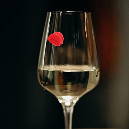 Hemoton Wine Glass markeri Set 8kom Silikonski Sushi Doll oblik piće staklo čari vino Charm Tags staklo