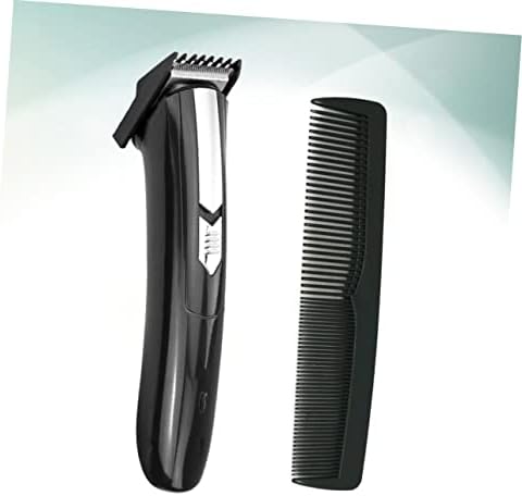 Fomiyes 1 set Električne makaze Električni brijač za kosu za oblikovanje salona za kosu rezač kose rezači za kosu klipni stroj za rezanje britva crna USB crne škare Clippers