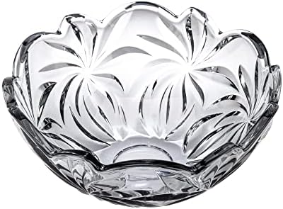 Victoria Bella Bohemia Crystal au52676 11.25 Bowl« Flora »28 cm, ukrasna zdjela, posuda za voćnje,