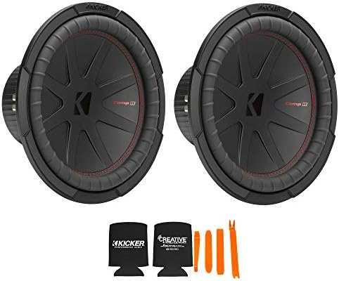 Kicker 12 inčni komp r woofer uključuje dva 48CWR122 virtualna 2 ohm paket