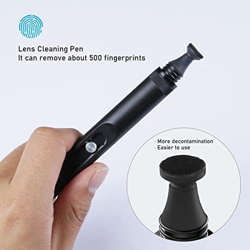 Profesionalni komplet za čišćenje senzora kamere olovka za čišćenje sočiva i duvaljka za vazduh na otvorenom sa filterom za prašinu dve zamenljive kratke duge mlaznice