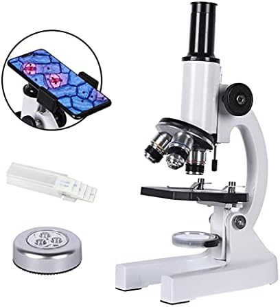 JIAMEI 640x 1280x 2000x biološki mikroskop Monokularni obrazovanje učenika LED svjetlo držač telefona