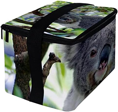 Tbouobt izolovana torba za ručak ženska kutija za ručak za žene i muškarce, životinjska Koala na drvetu
