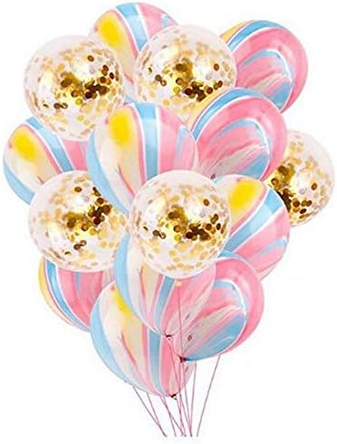 Oyalma 15pcs 12inch metalik boja lateks baloni Confetti Air Balloons loptice za naduvavanje za rođendanski