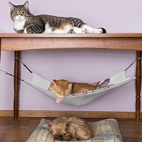 Viseća mreža za mačke sa kavezom Leptir za kućne ljubimce ljuljački krevet pogodan za kaveznu stolicu u zatvorenom prostoru na otvorenom 16,9 x13