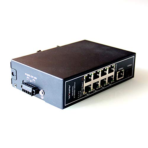 Wiwav WDH-9GT1GF-POE 10/100 / 1000Mbps 10-port Poe Gigabit Nenanegenirani industrijski Ethernet prekidači