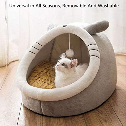 Topli krevet za mačke velike veličine može se koristiti u četiri godišnja doba, poluzatvoreni, uklonjivi i perivi pseći gnijezdo za mačke