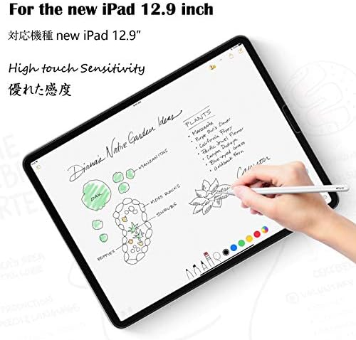 Megoo zaštitnik ekrana za novi iPad Pro 12.9, kaljeno staklo/osjetljivo/okrugla Ivica, Apple Pencil