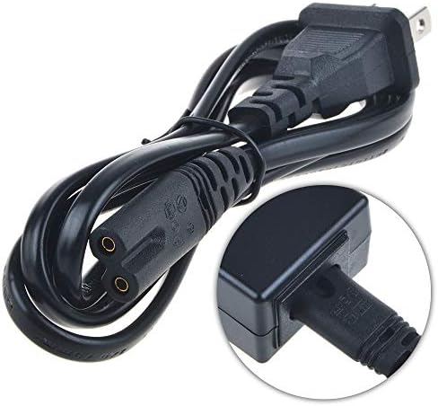 Kybate 5FT 2-PRONG prijenosna kabela za prijenos kabela za napajanje kabela za Sony PlayStation 4 PS4