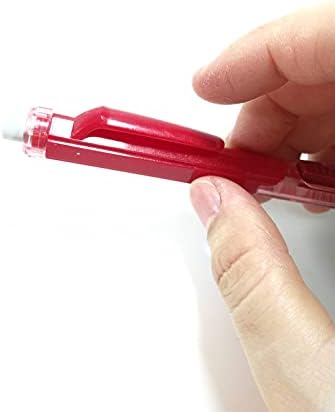 Side FX mehanička olovka 0.5 mm PD255 JAPAN-ugrađena rotaciona gumica-Crvena-Jednostruka olovka