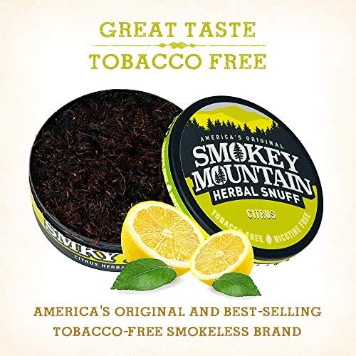 Smokey Mountain biljni dugi rez-Citrus-10 kutija za konzerve - bez duhana i nikotina