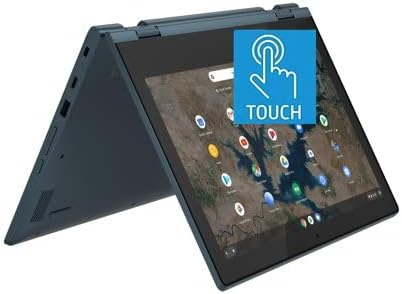 Lenovo Chromebook C340 2-u-1-11.6 HD ekran osetljiv na dodir-Celeron N4000-4GB - 128GB skladište - plava