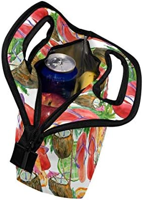 Izolovana putna torba za ručak letnji odmor japanke voćna kutija za ručak izolovana hladnjača za odrasle vodootporna,