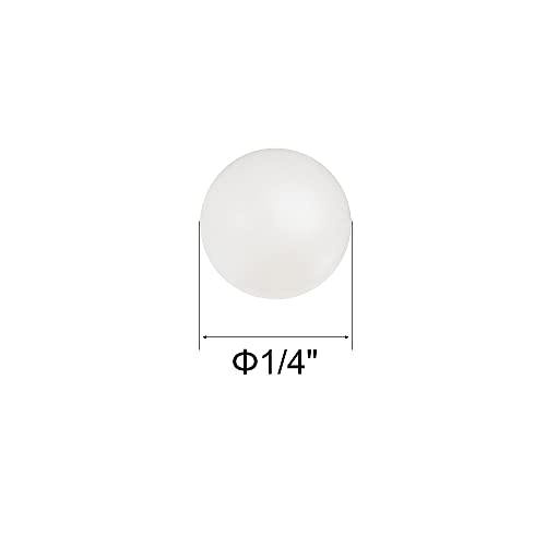 UXCell 50pcs 5/32 najlonske čvrste plastične kuglice G1 precizne čvrste najlonske kuglice ležajevi