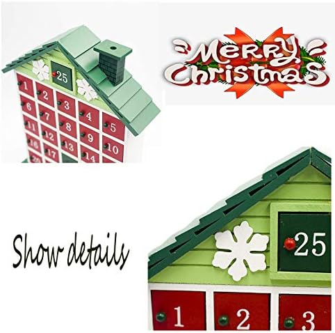 Božić odbrojavanje Advent Calendar,kalendar, Božić Kalendar Box Home Decoration slatka Božić Kalendar,Ured za dom,Božić dekoracije, Božić odbrojavanje kalendar