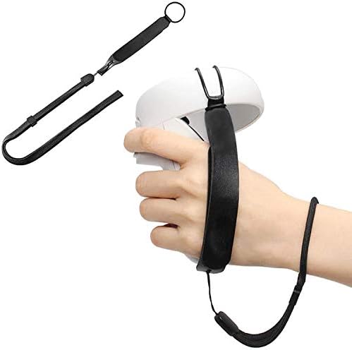 Forttude trake za zglobove za Oculus Quest 2 - Premium poklopac palca za VR- Perfect Anti pad ručni zahvat za vrhunsko igračko iskustvo - odgovara savršeno gotovo praktično bilo koji tip ruke - crni